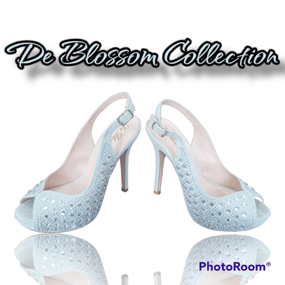 De Blossom Collection Shoes - AVAILABLE ONLY IN THE BUNDLE/De Blossom Collection, prom sparkly Heels, size 7.5